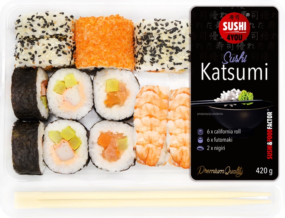 Sushi4You Katsumi w sklepach sieci Żabka