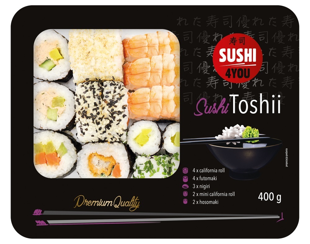 Sushi4You Toshii w sklepach sieci Biedronka