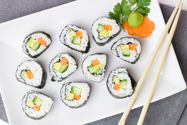 sushi wegetariańskie