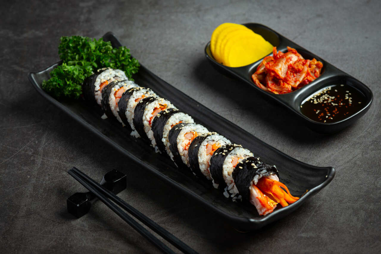 kimbap - koreańskie sushi